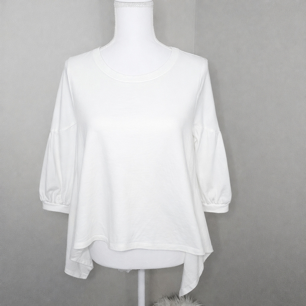Anthropologie Lili’s Closet Odessa Pullover Bubble Lagenlook Boho Tunic Top